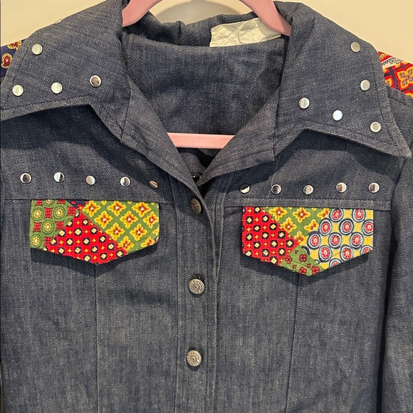 Patchwork Denim Shirt - Picture 3 of 16